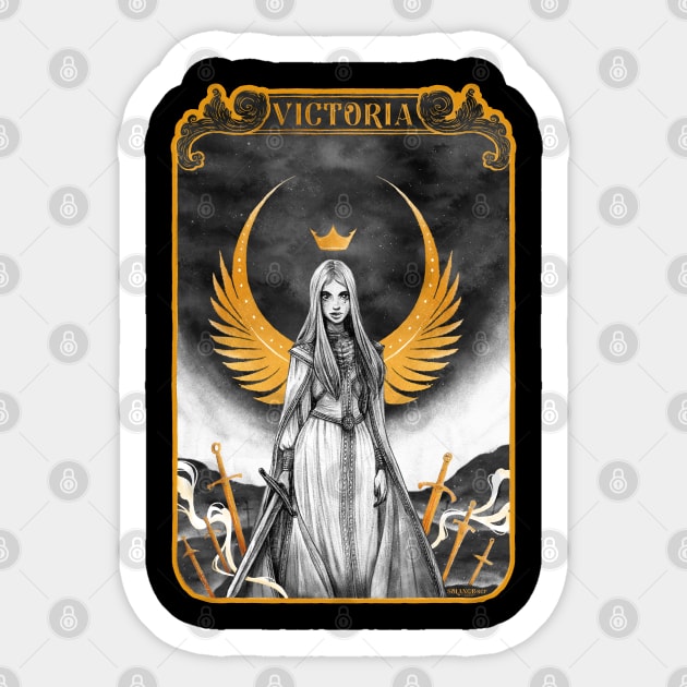 Victoria (victory) Sticker by Solangescf